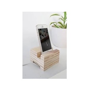 Elegant Classic Style Handmade Traditional Wooden Mobile Stand <b>Promotional</b> <b>Tableware</b> Mobile Holder - Product Image 1