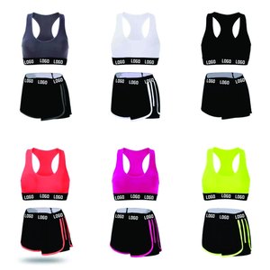 Sujetador de Yoga de cintura alta personalizado para mujer, pantalones cortos, transpirables y sostenibles, reversibles, para gimnasio, entrenamiento, Fitness, conjuntos de levantamiento de glúteos - Product Image 6