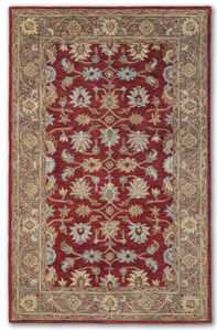 Alfombra Artesanal Personalizable con Patrón Abstracto Multicolor, Hermosas Alfombras Rojas Anudadas a Mano y Conjuntos Disponibles en Varios Tamaños - Product Image 5