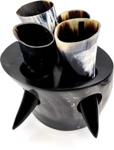 Handcrafted Eco-Friendly <b>Animal</b> Style Viking Drinking Horn Set Tankard <b>for</b> Beer Wine Mead & Ale <b>Lovers</b>-Christmas <b>Gift</b> - Product Image 5