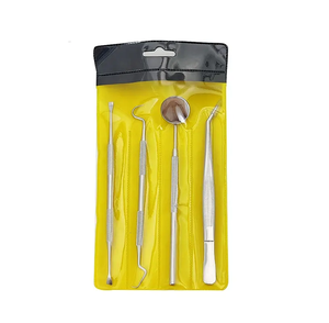 Kit de examen Dental 4 en 1, Kit Oral de alta calidad, Kit desechable, sonda básica diaria de acero inoxidable, pinzas para espejo bucal - Product Image 1