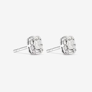 Diamants de laboratoire certifiés IGI HPHT CVD, créés en laboratoire, en or massif 14k 18k, boucles d'oreilles à 4 griffes, clous de laboratoire, <span class=keywords><strong>1</strong></span>, 2, 3 carats - Product Image 2