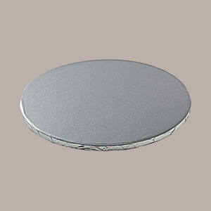 2ชิ้นใหญ่10 "บอร์ดเค้กทรงกลมกระดาษแข็งสีเงินเป็นมิตรกับสิ่งแวดล้อมแผ่น40H1แก้วรูปทรงตัวเลขสำหรับการออกแบบเค้กสร้างสรรค์ - Product Image 3