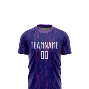 Nuevo estilo 100% poliéster conjuntos de uniformes de fútbol precio de fábrica uniformes de fútbol de alta calidad en MOQ bajo OEM ODM servicio personalizado - Product Image 4