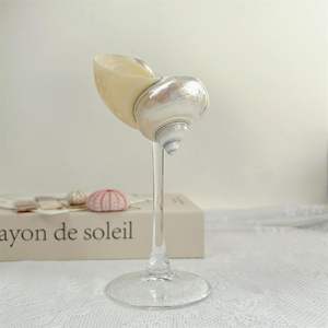 Unique Seashell cóctel taza hecha a mano boda Barware Ideas - Product Image 2