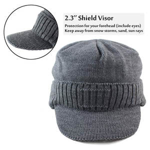 Wholesale Design Customizable Winter <b>Hat</b> With Embroidery Logo Hot Sell Customized Cuff <b>Beanie</b> for Men <b>Women</b> - Product Image 4