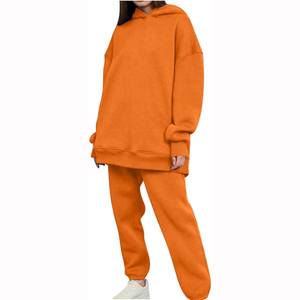 Vêtements de sport personnalisés OEM respirants doux pull pour femmes survêtement de jogging impression de survêtements survêtements décontractés - Product Image 4