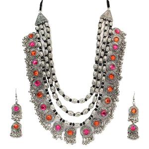 <b>Handmade</b> Brass Diamond Party Afghani Tribal Ethnic Cultural Vintage Decorative Fashion Women's <b>Necklace</b> Traditional Wholesale - Product Image 2