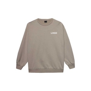 Sudadera de Cuello Redondo Personalizada OEM, Corte Regular, 100% Algodón, Felpa Francesa, Hombros Caídos, Forrada, Secado Rápido, Transpirable, para Hombre - Product Image 6