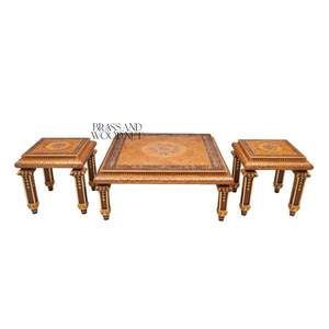 Juego de Mesa de Madera Artesanal de Lujo - Product Image 1