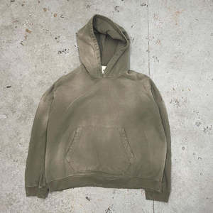 Sudadera con Capucha Personalizada Estilo Vintage Desgastada para Hombre, Lavada al Ácido, con Salpicaduras de Pintura, Decolorada por el Sol, Sin Cordones - Product Image 5