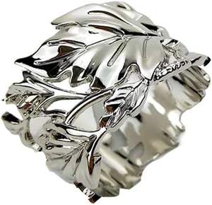 Servilletero de Metal dorado pulido brillante con acabado antiguo decorativo de diseñador hecho a mano de diseño clásico para decoración de mesa - Product Image 5