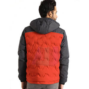 Chaqueta de Invierno Acolchada con Capucha, Transpirable y Resistente al Viento, de Primera Calidad para Hombre, con Logotipo Frontal, Venta Directa de Fábrica - Product Image 3