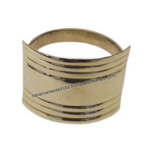 Rond de serviette en métal fait à la main créatif prix d'usine en gros pour mariage et dîner porte-serviettes de table - Product Image 1