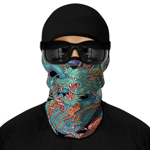 Masque facial de sport du fabricant, pas cher, élastique, intégral, cagoule de moto, style image, 100% polyester, livraison DDP - Product Image 6