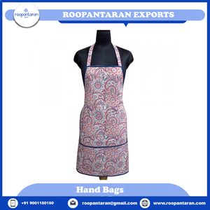 Linen <b>Apron</b> Wholesale Indian Block-Printed 100% Breathable 20 Sheeting Cotton 83 Cms Kitchen <b>Apron</b> at Wholesale Price - Product Image 6