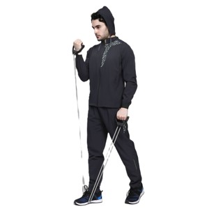 ชุดวอร์มผู้ชายไซส์ใหญ่ ลายเรียบ โลโก้สั่งทำได้ เป็นมิตรกับสิ่งแวดล้อม เหมาะสำหรับกิจกรรมกลางแจ้งในฤดูหนาว ผลิตจากผ้าฝ้าย 100% ระบายอากาศได้ดี น้ำหนักเบา แห้งเร็ว - Product Image 4