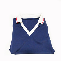 T-shirt à col robe avec col contrasté Polo T-Shirt Team Golf Club Chemise d'été à manches courtes Polo de golf