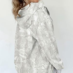 Wholesale Private Label <b>Women</b> Oversized <b>Zipper</b> <b>Hoodies</b> 100% Cotton Material Made Ladies Zip Up <b>Hoodies</b> For Street Wear - Product Image 2