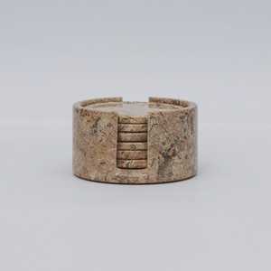 Custom Classic <b>Marble</b> <b>Coasters</b> with Logo Personalized Stone Drink Pads for Corporate Events Branding & Promotional Gifting - Product Image 1