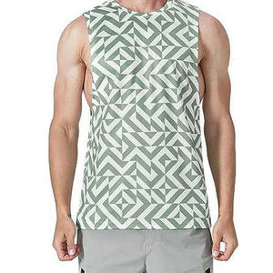 Meilleurs débardeurs en maille personnalisés pour hommes, tissu respirant, hauts de sport, vente en gros, hauts de sport unis, style streetwear - Product Image 1