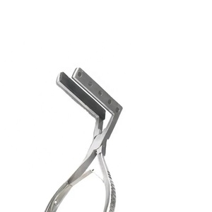Tape in Plier For Hair Extensions Black Plasma Color Surgical Grade Stainless Steel with Custom Logo And Leather Pouch - Product Image 6