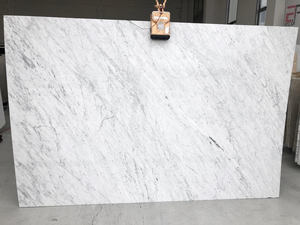 Dalles de marbre blanc naturel de grande taille sur mesure de luxe en gros, dalles de marbre modernes pour plan de travail, revêtement de sol, surface polie, imperméable - Product Image 3