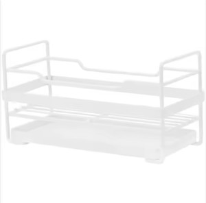 Estante de almacenamiento de cocina compacto de 1 pieza Escurridor de platos sobre el fregadero y estante de secado para una organización eficiente de la placa - Product Image 5