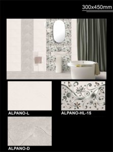 Carreaux de sol émaillés intérieurs 300x450mm les plus vendus Carrelage de parking Carrelage de sol d'immeuble de bureaux d'Inde - Product Image 3