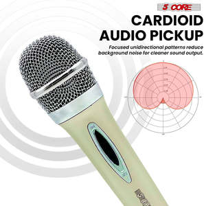ไมโครโฟน 5Core XLR ไดนามิก ไมค์คาราโอเกะ ไมค์ร้องเพลง ไมค์สตูดิโอ ไมค์แบบมือถือ - Product Image 4
