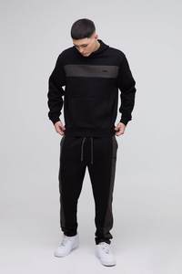 ชุดวอร์มแบบแยกชายเสื้อสำหรับวิ่งชุดออกกำลังกายแบบไม่มีลายชุดออกกำลังกายสำหรับผู้ชายแห้งเร็ว - Product Image 2