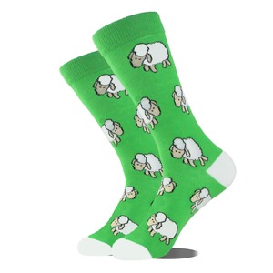 100% Cotton Custom Printed Logo <b>Men's</b> <b>Socks</b> Breathable Soft <b>Warm</b> Trendy Mid-Length Stretchable Anti-Bacterial for Autumn Season - Product Image 1