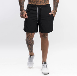 Short de sport à séchage rapide pour hommes Shorts de course Muscle Fit entraînement d'été grand et grand entraînement athlétique bas respirants pour hommes - Product Image 4