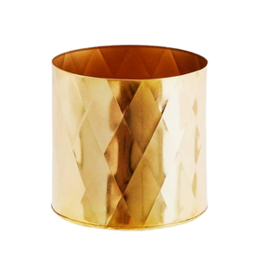 Jardinière de fleurs Design attrayant Hôtels et restaurants faits à la main Décoration intérieure et intérieur Vase à fleurs fini or - Product Image 3