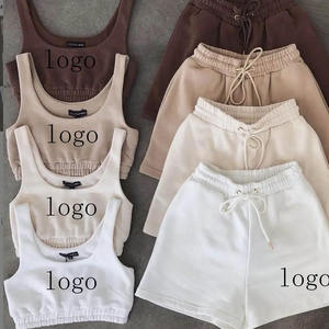 2025 nouvelles femmes taille haute simple boutonnage à manches courtes coupe ajustée costume solide creux Shorts 2 pièces tenue de plage - Product Image 4