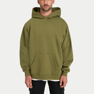 เสื้อฮู้ดดี้โอเวอร์ไซส์แบบสั่งทำรุ่นใหม่ปี 2026 สำหรับผู้ชาย ระบายอากาศได้ดี ผลิตจากผ้าฝ้ายฟลีซถัก 100% เป็นมิตรกับสิ่งแวดล้อม เหมาะสำหรับฤดูหนาว - Product Image 6