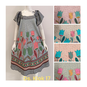 Vestido de salón informal de rayón súper cómodo con estampado floral para mujer, ropa elegante de uso diario para camisones y ropa de casa - Product Image 2