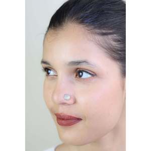 925 <b>Silver</b> Nosepin Nazakat Maa Durga <b>Silver</b> <b>Wire</b> Ring Jewelry Type Rings - Product Image 2