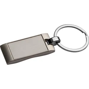 Portachiavi in Metallo Personalizzato TIMOTHY e Moschettone, Gadget Promozionali Personalizzabili - Product Image 1