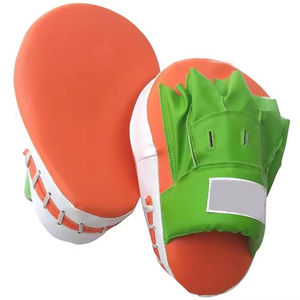 Meilleure vente de coussinets de mise au point en cuir PU avec logo personnalisé imperméables pour l'entraînement de boxe avec sangle réglable - Product Image 1