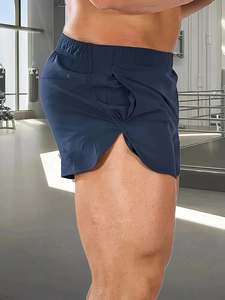 Mesh <b>Shorts</b> Quick Drying, Breathable Athletic Training Shaping Sports and Leisure with Pockets, <b>Elastic</b> <b>Waistband</b> - Product Image 5