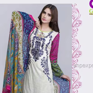 Traje de césped paquistaní, traje de diseñador de césped paquistaní, precio de traje en Lahore - Product Image 1