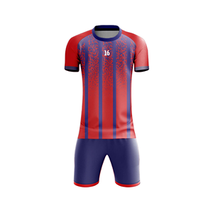 Ensemble d'uniformes de football imprimés de haute qualité, kit de football entièrement sublimé avec maillot de football personnalisé et logo - Product Image 1