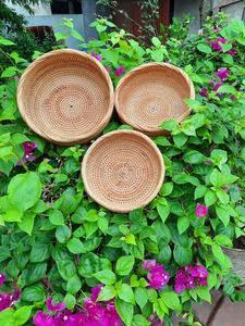 Bol à pain en rotin artisanal écologique du Vietnam Bol de fête durable personnalisable Panier en rotin artisanal de Bannenton - Product Image 5