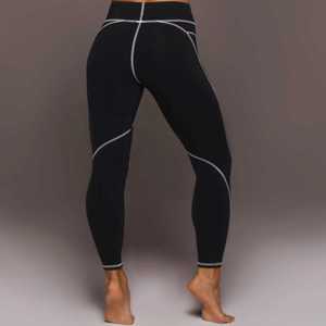 Nuevo diseño logotipo personalizado cintura alta apretado Yoga gimnasio mujeres Leggings más vendidos gimnasio Atlético entrenamiento sin costuras Yoga Leggings - Product Image 3