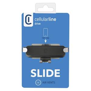 Support universel pour smartphone GRAVITYTPVENTK noir et argent avec fixation coulissante pour les aérations compatibles avec les téléphones mobiles - Product Image 2