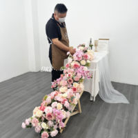 Rangkaian Bunga Meja Artifisial Premium untuk Dekorasi Pameran, Acara, dan Pemasok Perlengkapan