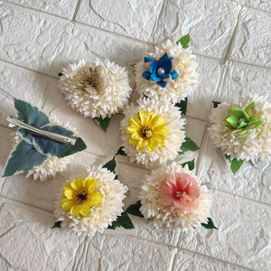 Barrettes à cheveux en jasmin faites à la main, épingles à cheveux florales artificielles, pinces alligator Gajra, porte-chignon, accessoire pour cheveux, cadeaux pour demoiselles d'honneur pour l'Aïd - Product Image 1