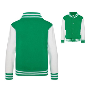 Blouson bombardier en cuir à logo personnalisé universitaire unisexe avec patchs en chenille universitaire veste de baseball pour hommes livraison DDP - Product Image 1
