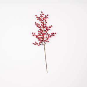 Ramas Navideñas Sintéticas de 60 cm con Bayas Verdes Brillantes, Guirnaldas y Coronas Elegantes para Decoración Festiva del Hogar - Product Image 1